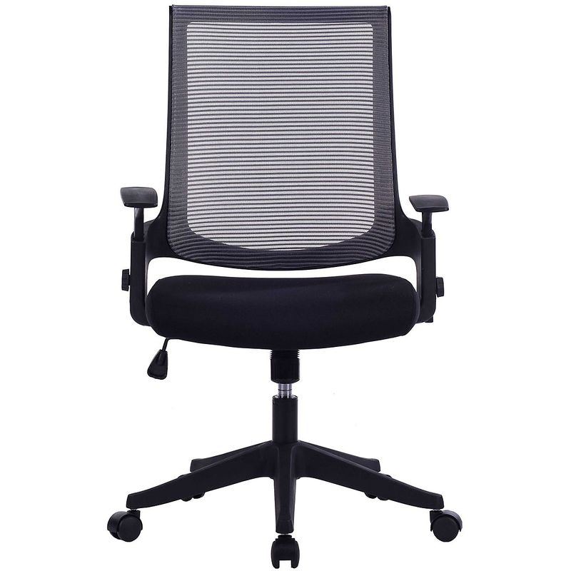 Certeo - chaise de bureau elements avec <strong>dossier</strong> respirant | t-design accoudoirs gris coloris <strong>dossier</strong>: gris falaise