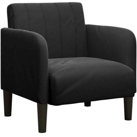 Chaise de bureau ergonomique avec accoudoirs, revêtement en velours noir, hauteur réglable 54 cm, design moderne pour espace de travail