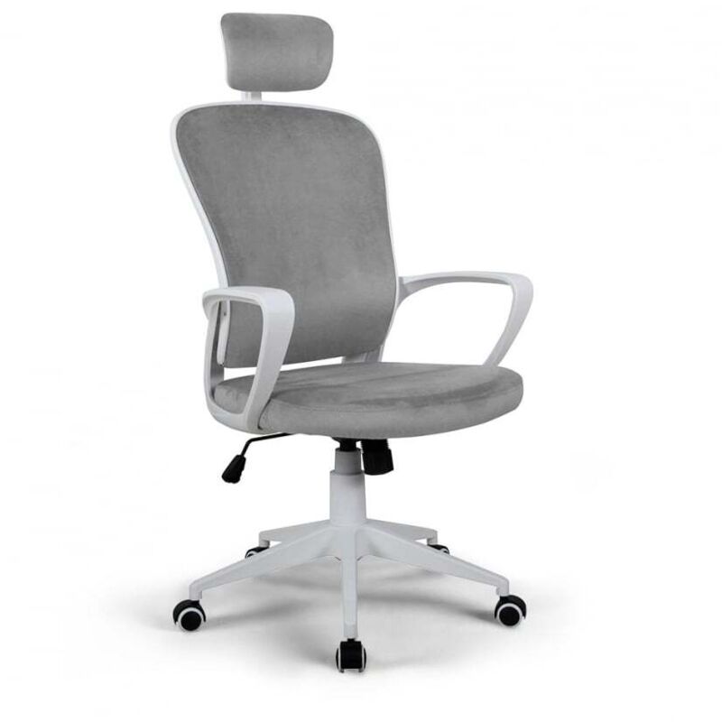 Chaise de bureau ergonomique en tissu avec appui-tête design Sepang Moon Chaise de bureau ergonomique en tissu avec appui-tête design Sepang Moon