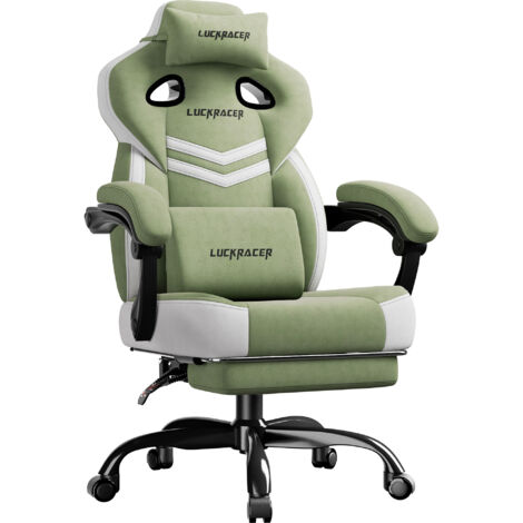Chaise de bureau ergonomique,Fauteuil Double line,Vert