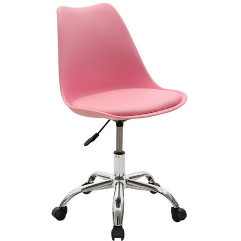 chaise de bureau gaston  rose