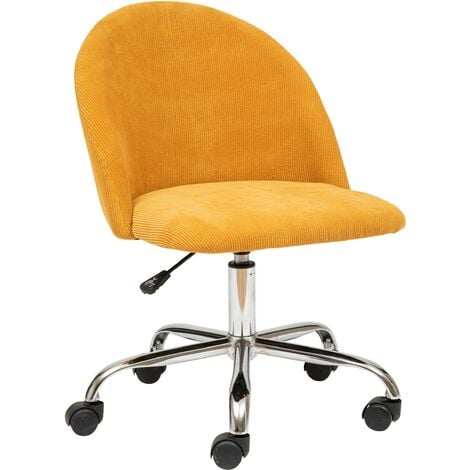 Chaise de bureau jaune