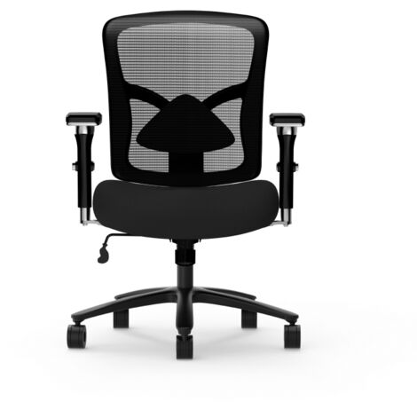 Chaise de Bureau Grande Taille Ergonomique Maille 227 kg - Coussin Large Soutien Lombaire Réglable Accoudoirs 4D - Base Métal Roulettes Caoutchouc Adultes & Professionnels
