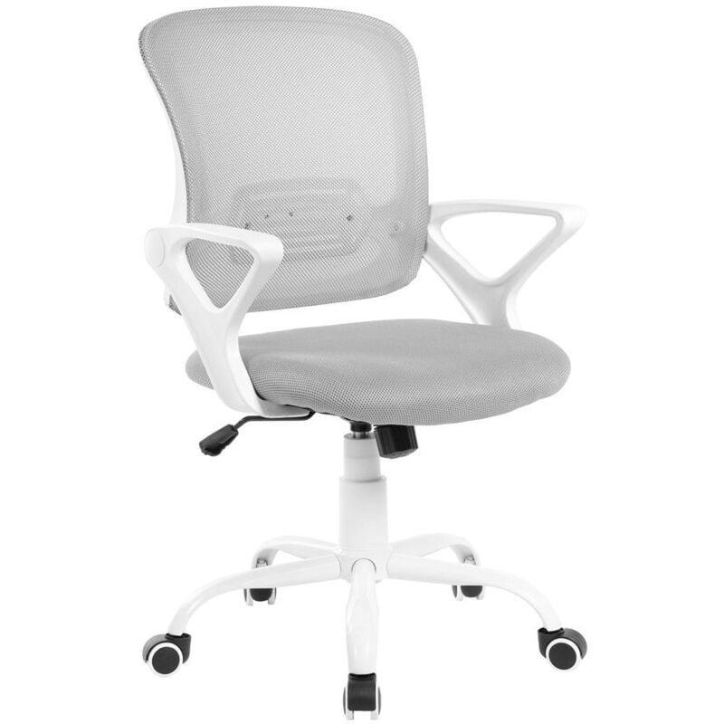 Chaise de bureau grise Almería Isella