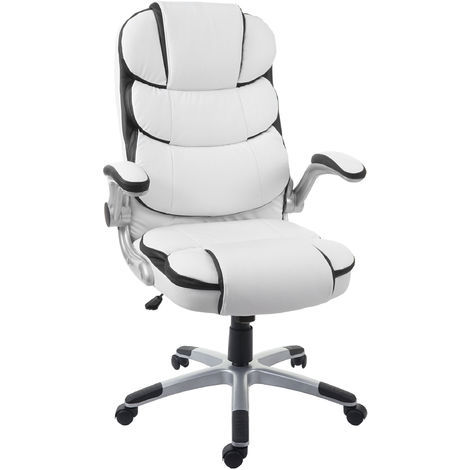 Chaise de bureau HHG-507 chaise pivotante, fauteuil directorial, similicuir