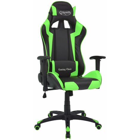 Chaise De Bureau Inclinable Cuir Artificiel Vert
