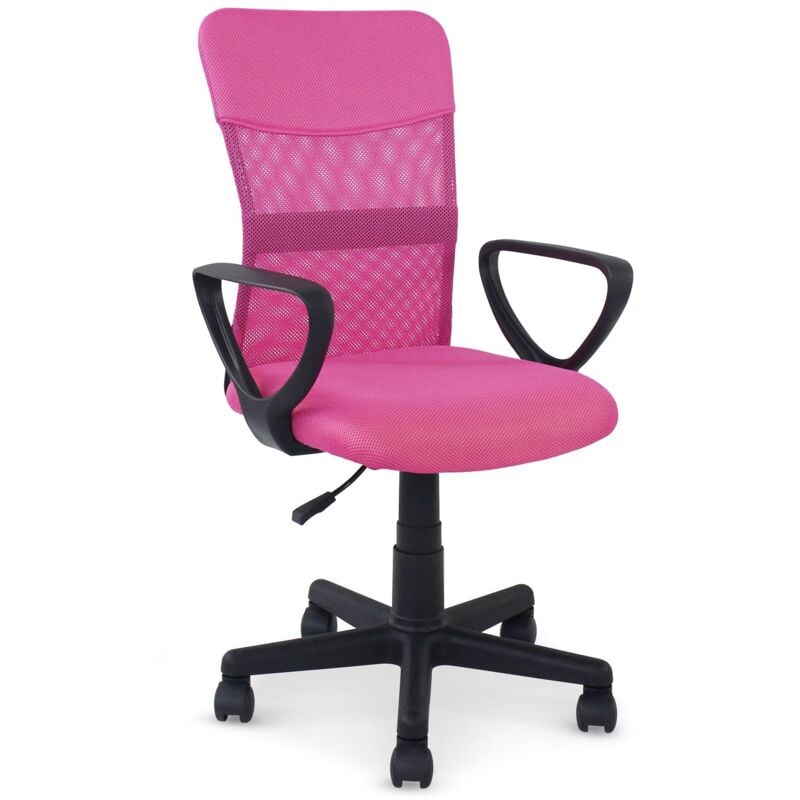 Chaise de bureau JOGO assise pivotante - Rose