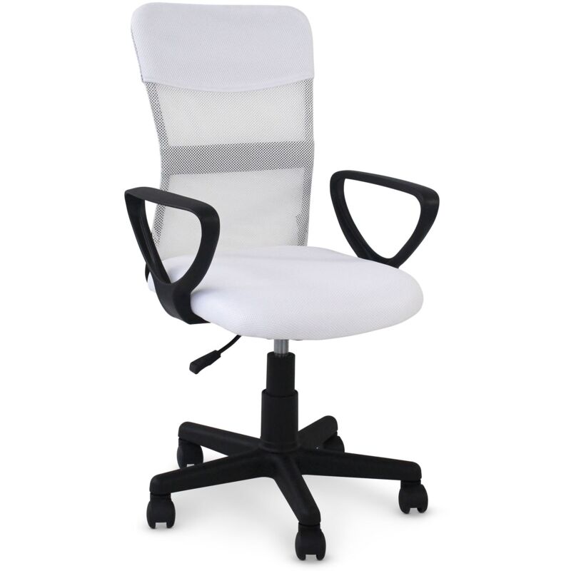 Chaise de bureau jogo assise pivotante - Blanc