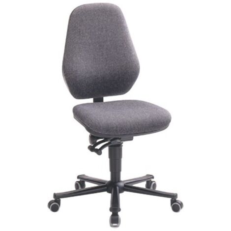 Chaise de bureau Laboratoire Tissu sur patins - Système synchrone avec réglage de tension, 9135-CI11-502