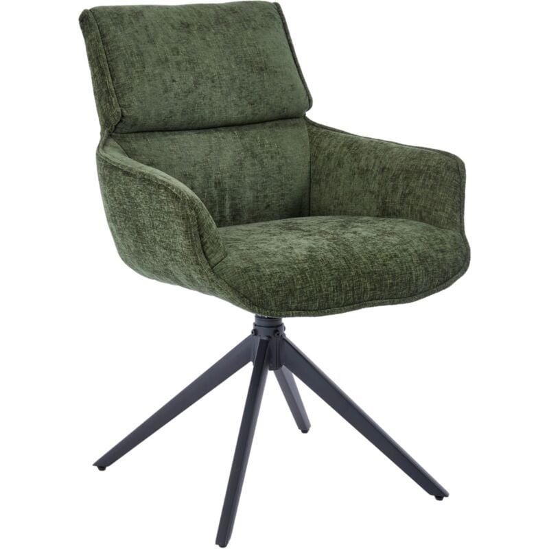 Chaise de Bureau Moderne Fauteuil Chambre Bureau avec Pied Pivotant, Washon, Vert