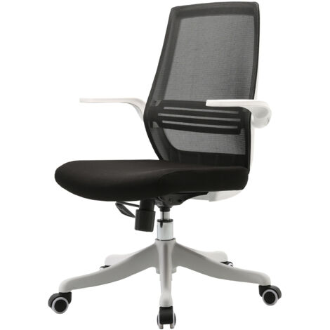Chaise de bureau moderne HWC-J88, chaise de bureau, ergonomique et respirante accoudoir relevable 