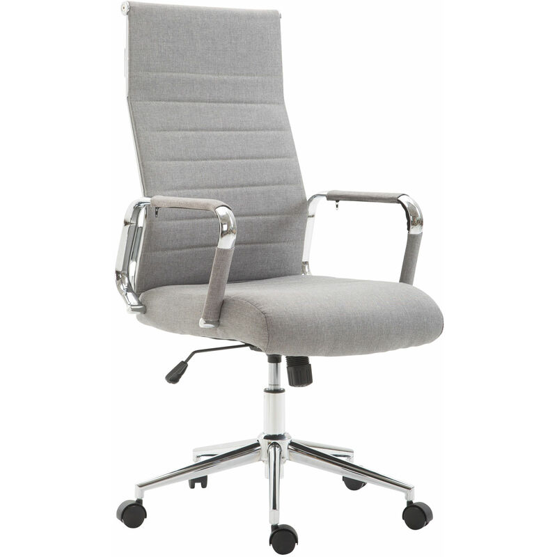 nova - chaise de bureau pivotante de kolumbus dans un bureau idéal bureau ajusté en studio couleur : gris