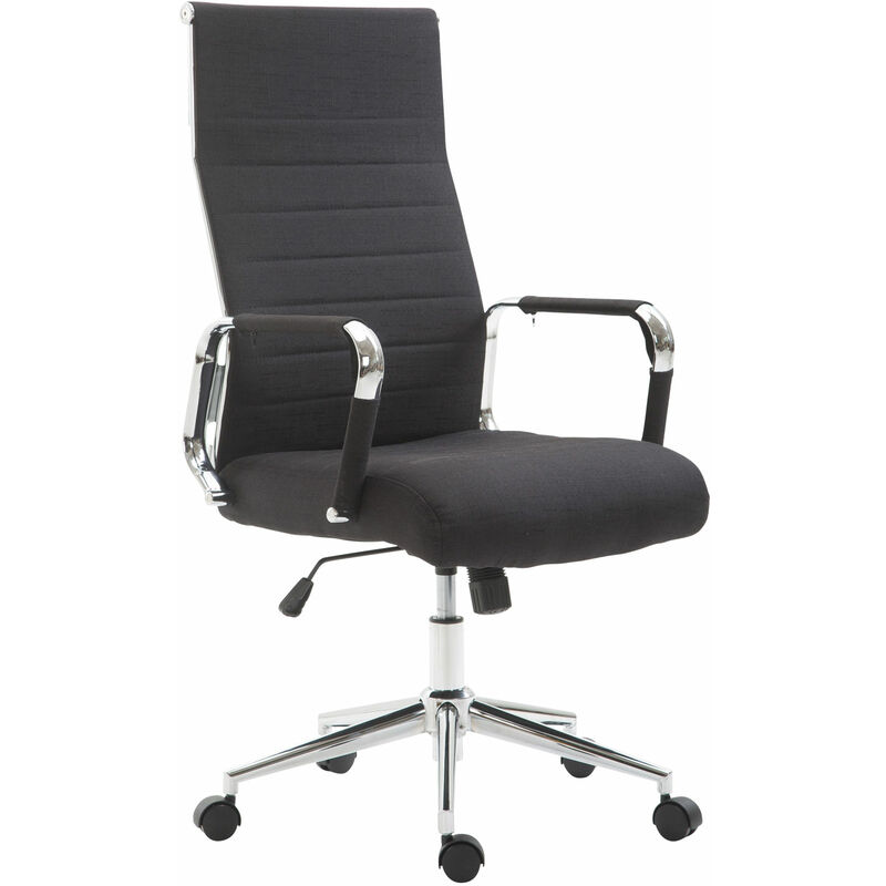 chaise de bureau pivotante de kolumbus dans un bureau idéal bureau ajusté en studio couleur : noir