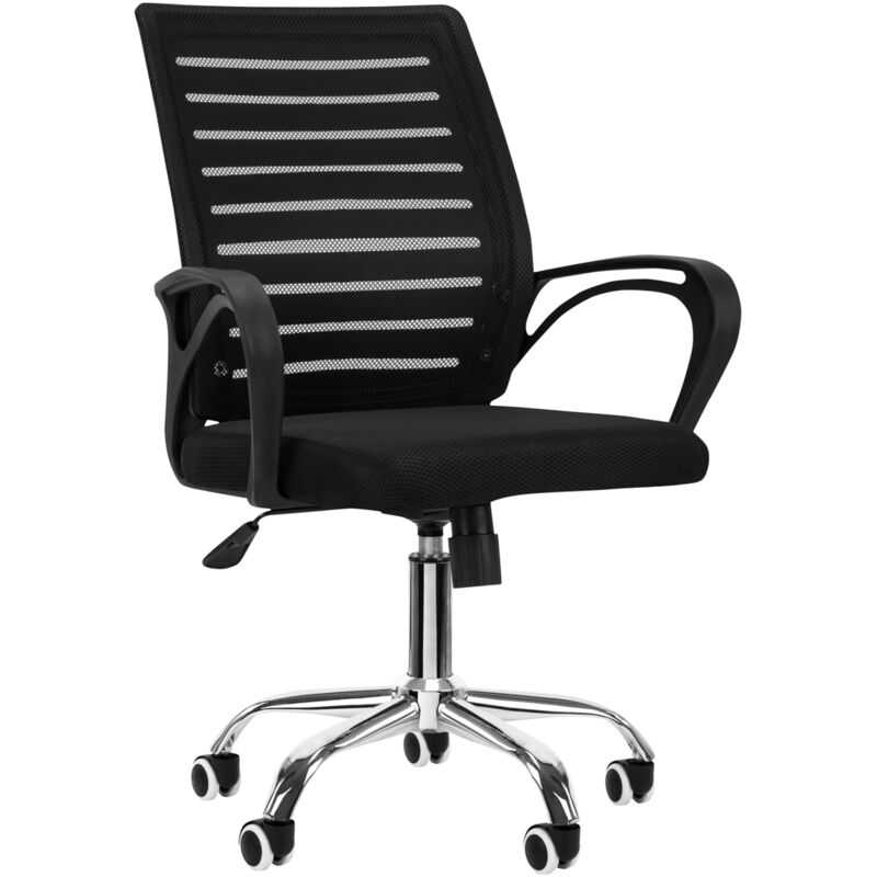 Chaise de bureau QS-04, noire