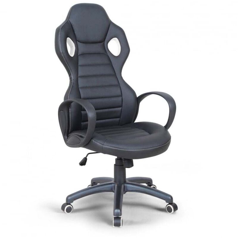 Chaise de bureau fauteuil sport gamer ergonomique en similicuir GP