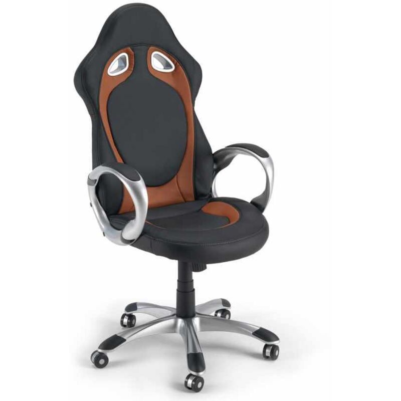 Chaise de bureau sport fauteuil gamer ergonomique en similicuir Race