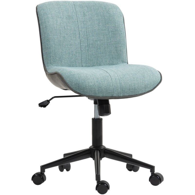 Homcom - Chaise de bureau tissu grand confort réglable fonction à bascule vert