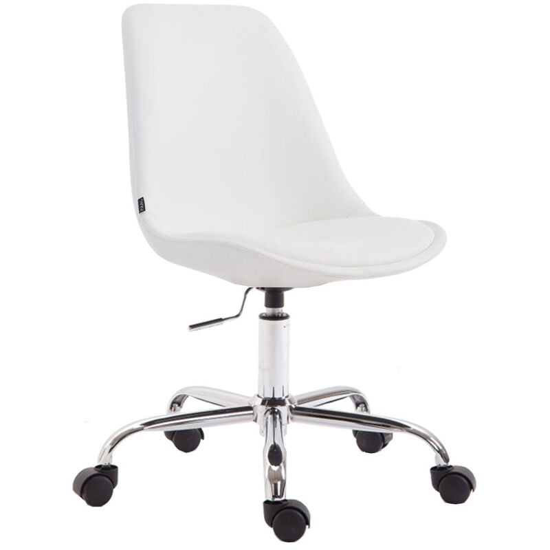 Chaise de bureau Toulouse en blanc comme