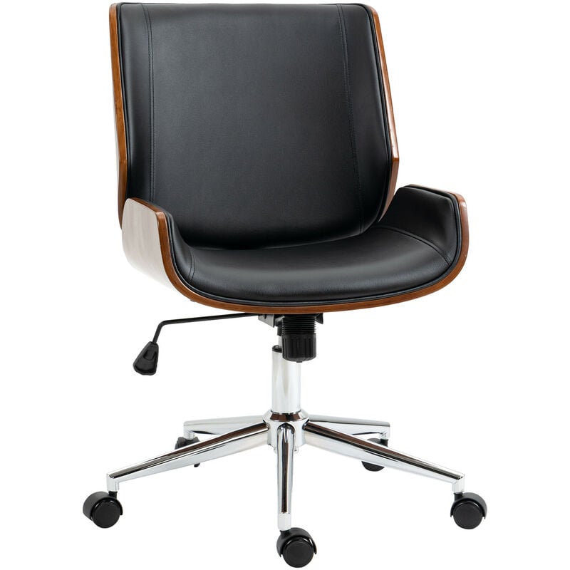 Chaise de bureau vintage conrad bois