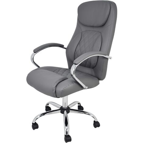Chaise de bureau Viveiro de couleur grise