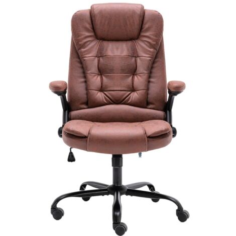 Chaise de bureau,Fauteuil de bureau, Chaise Gaming marron clair similicuir daim CFW71612