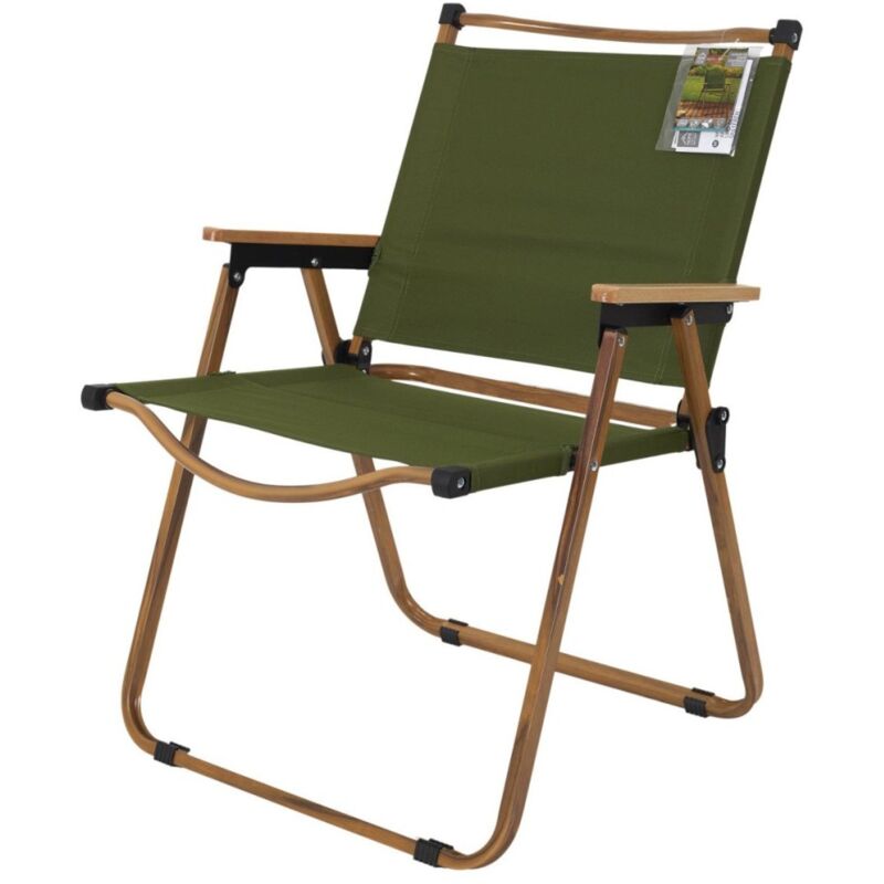 The Home Deco Factory - Chaise de camping mariposa vert