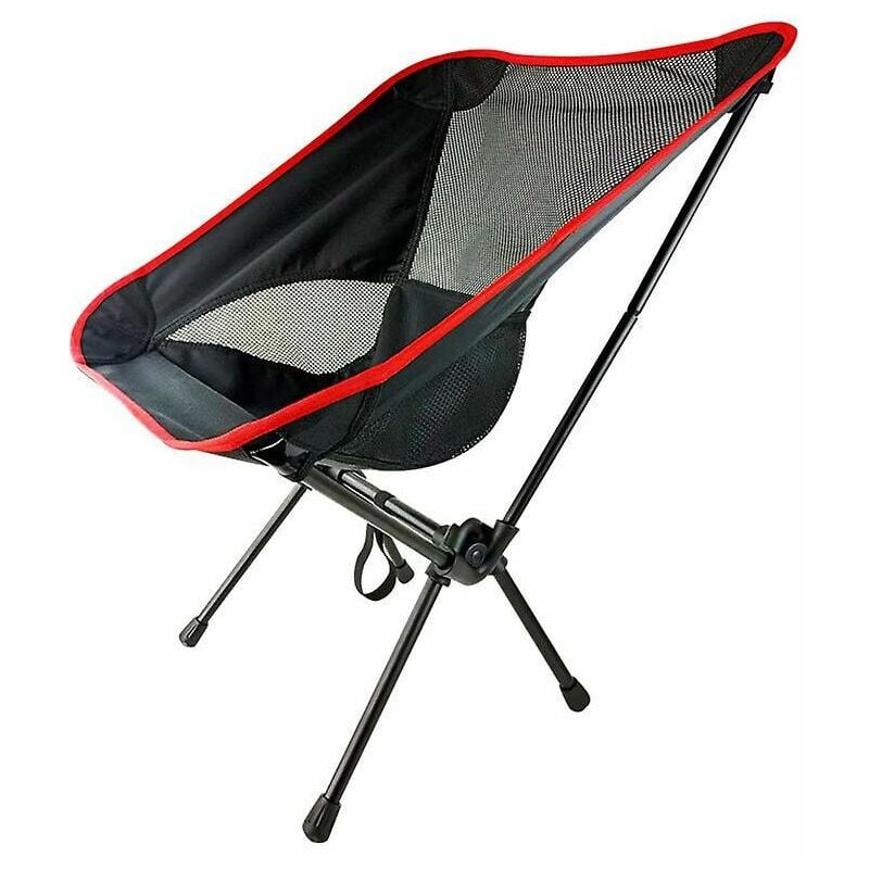 Chaise de camping pliable avec sac de transport, chaise de plage pliable ultra légère, pour la randonnée, la pêche, le barbecue, le pique-nique en