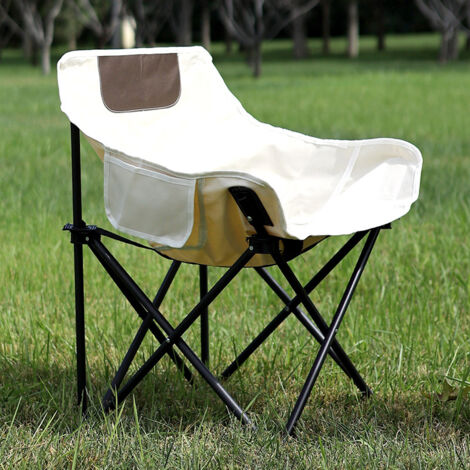 Chaise de camping pliante double sac à dos Mountain Spring, chaise de camping compacte, chaise de jardin portable et légère avec sac à dos, idéale pour le camping, les voyages, la plage, les pique-niq