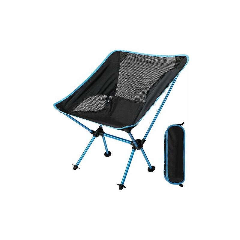 Ersandy - Chaise de camping ultra-légère chaise de pêche chaise pliante chaise portable compacte avec sac de transport pour activités de plein air,