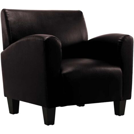 Chaise de canapé Marron foncé Similicuir