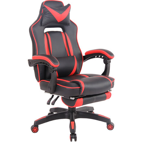 Chaise de chaleur de jeu en noir / rouge similaire