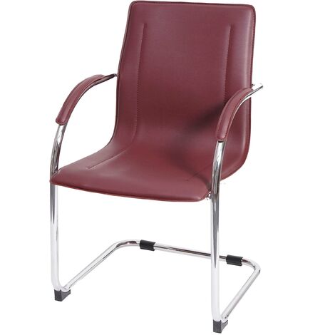 Chaise de conférence Samara, chaise cantilever, PVC