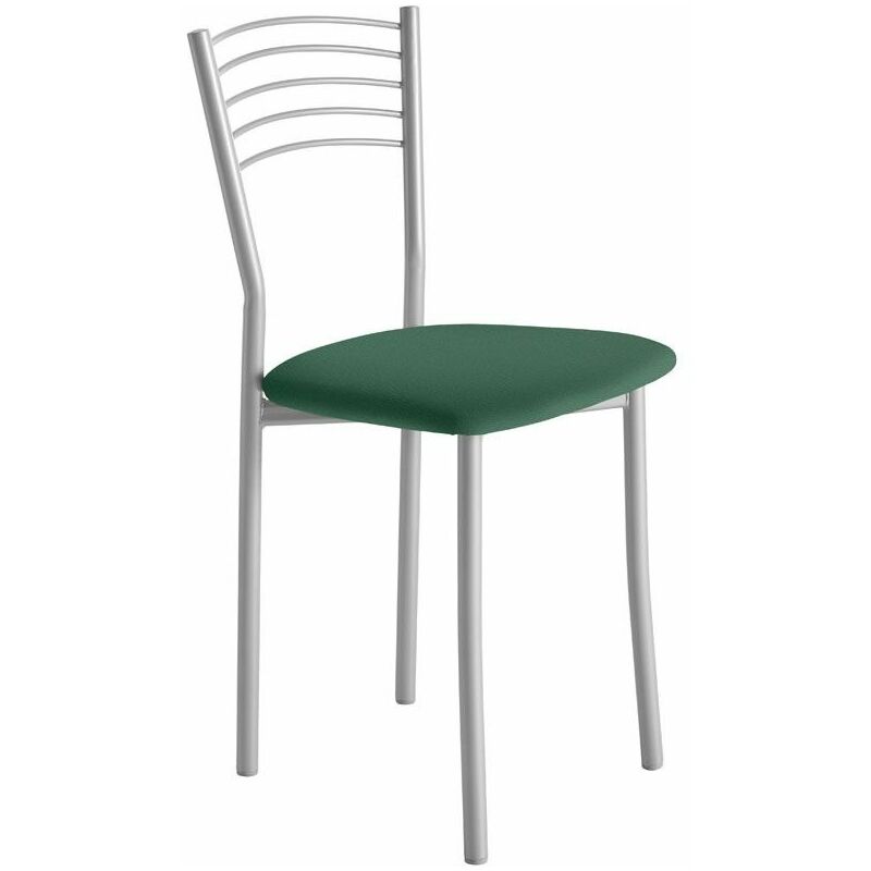 Chaise de cuisine Copa divers revêtements Revêtement : Vert Argenté