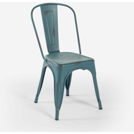 Lot De 3 Chaises Pliantes Folding USA 1940 - Acier Industriel Vintage Art Déco
