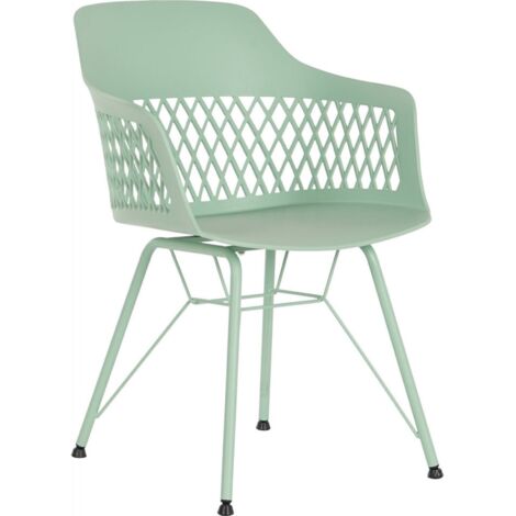 Chaise de cuisine élégante et confortable en vert moderne - Vert d'eau