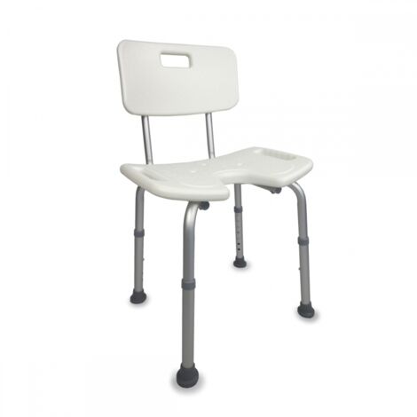 Chaise de douche avec découpe en U Réglable en hauteur Marisma Mobiclinic