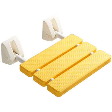 Chaise de douche minimaliste pour salle de bain, siège de douche antidérapant pour baignoire, banc de sécurité pour enfant (couleur : jaune)