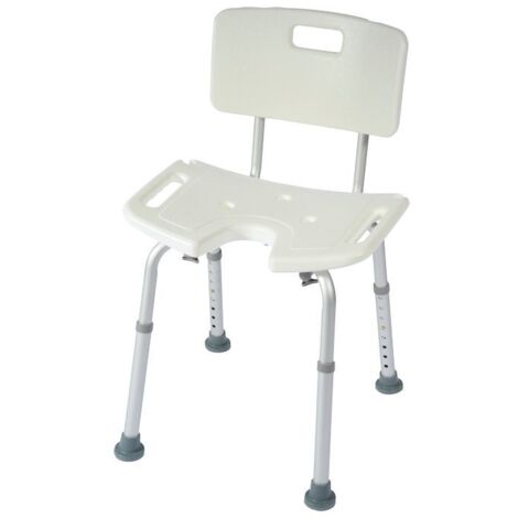 Chaise de douche New Bora - Blanc