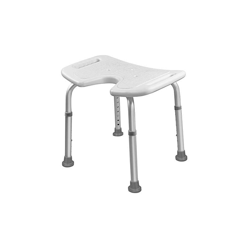 Chaise de Douche Tabouret de Bain Chaise de bain 135KG aluminium réglable en hauteur 35-51cm siège de douche pour personnes âgées enfants personnes
