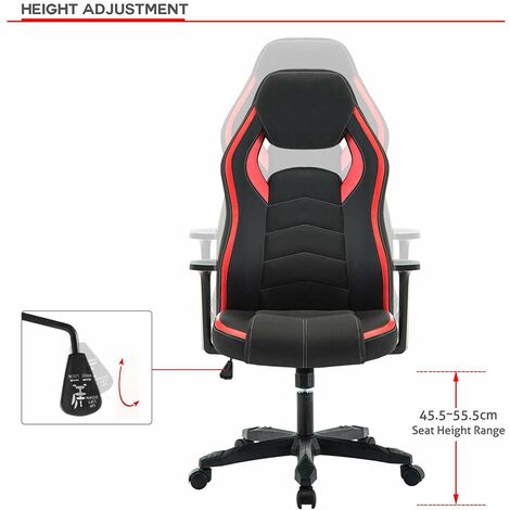 Chaise de Gamer Ergonomique, Fauteuil de Bureau Pivotant Chaise de Gamer Ergonomique, Fauteuil de Bureau Pivotant