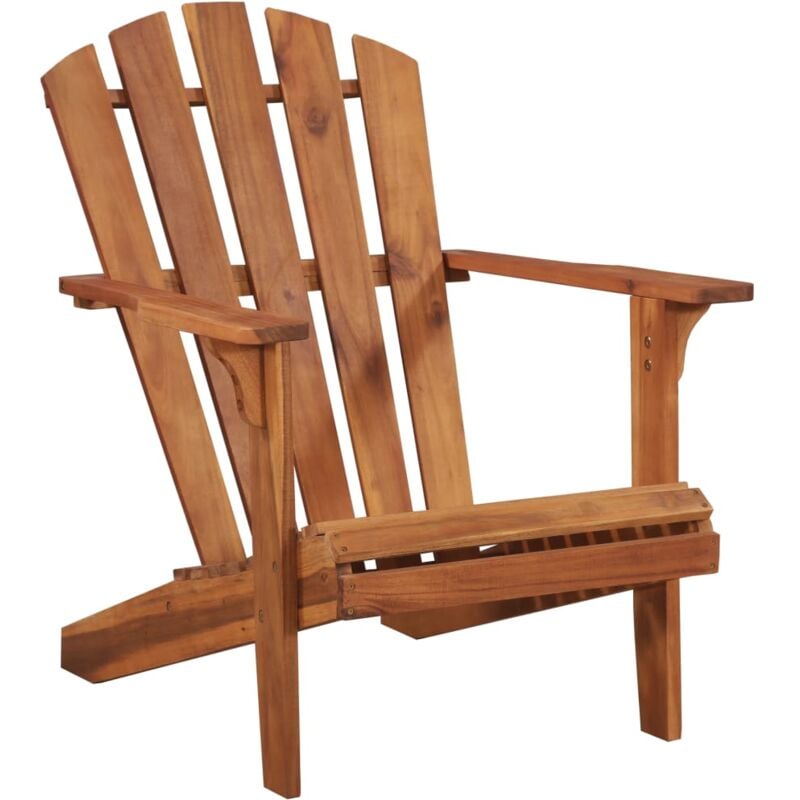 Chaise de jardin Adirondack Bois d'acacia massif