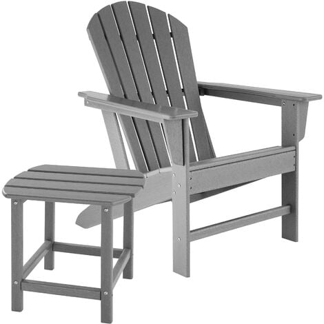 Chaise de jardin avec table - fauteuil de jardin, fauteuil extérieur, chaise extérieur