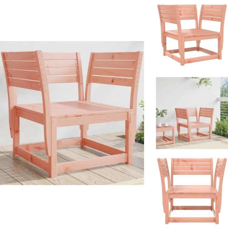 Chaise de jardin bois massif douglas - Chaises De Jardin - Canapé Extérieur - Mobilier De Jardin - Chaises En Bois - Chaise Lounge