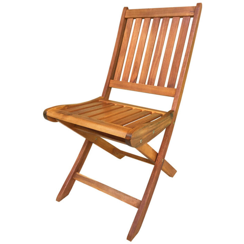 Chaise de jardin en bois 61x42x89cm Chaise de jardin en bois 61x42x89cm