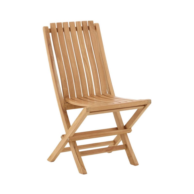 Paris Prix - Chaise de Jardin en Teck 'Ghana' 98cm Naturel
