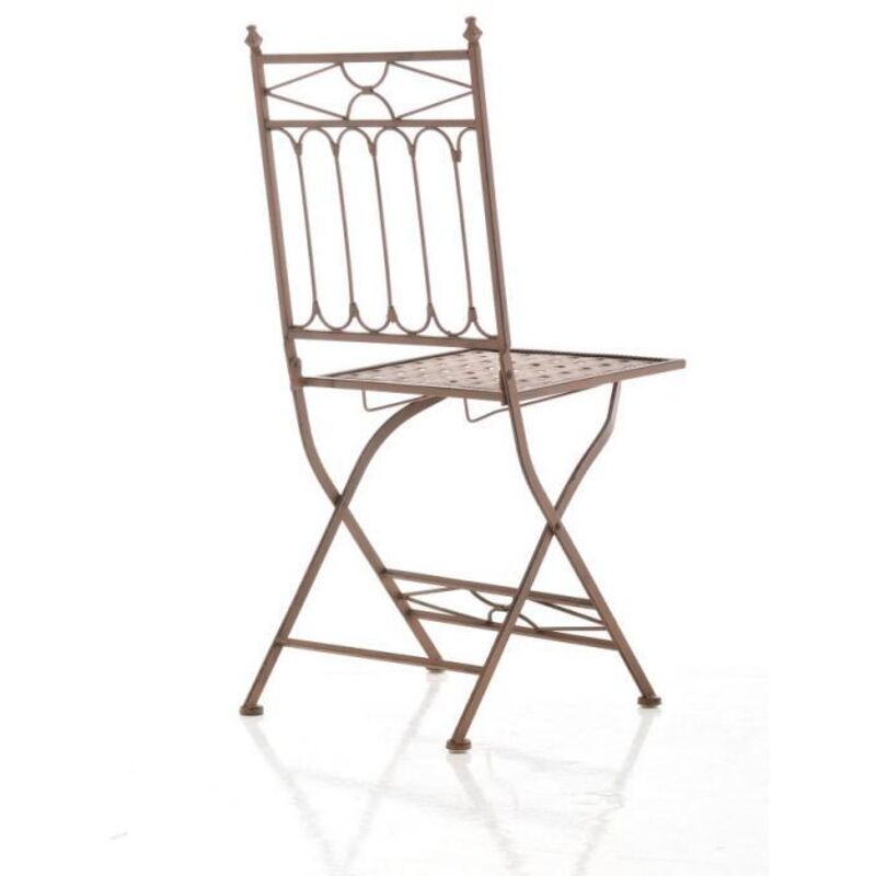 CLP - Chaise de Jardin pliable Asina antique/marron