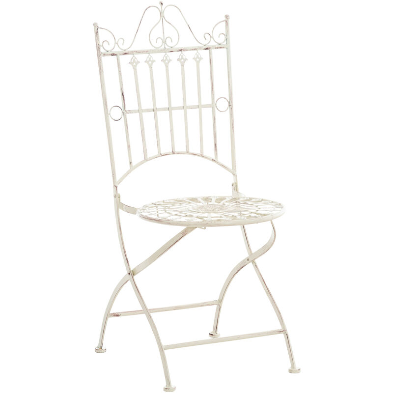 CLP - Chaise de jardin pliable Sadao Crème antique