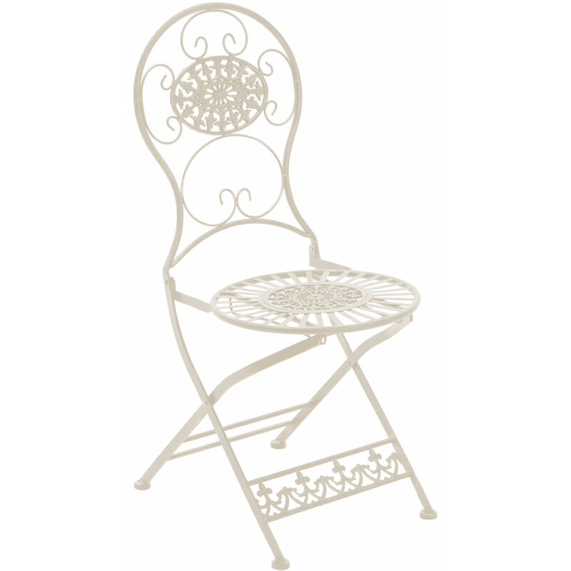 Chaise de jardin pliable Mani Crème antique