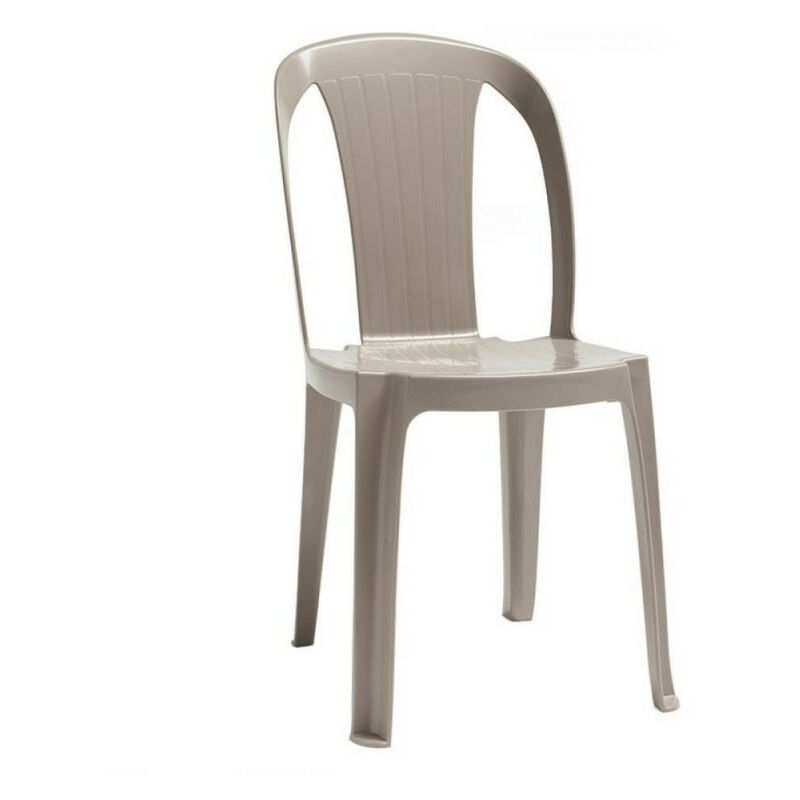 Chaise de jardin résine Tiuana gris tourterelle 1 pc - Scab