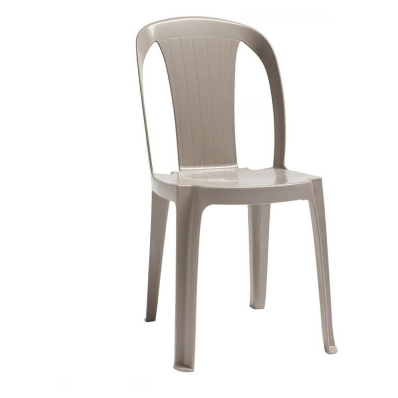 Webmarketpoint - Chaise de jardin résine Tiuana gris tourterelle Scab 1 pc